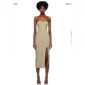 Bec & Bridge Marisol Midi Dress in Silver Sage.